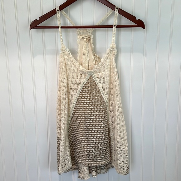 Mystree Tops - Mystree Racer Back Crochet Top